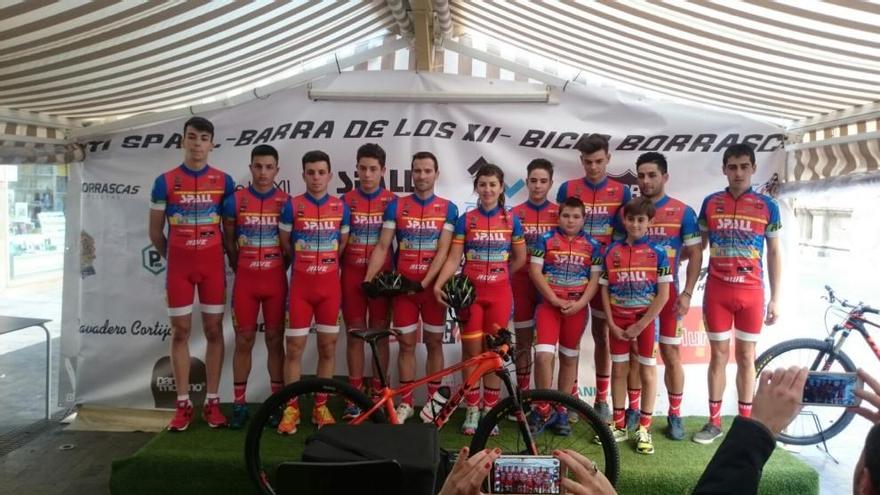 Los componentes del equipo, en la presentación.