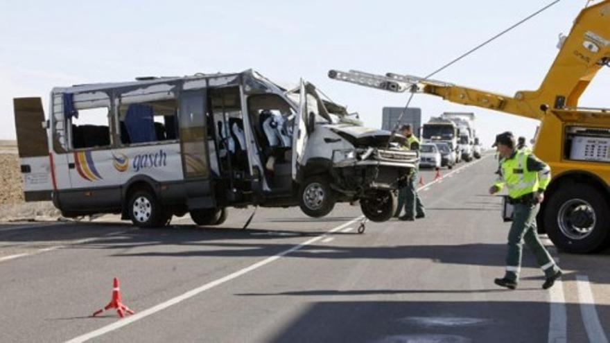 Grave accidente de autobús en Ávila