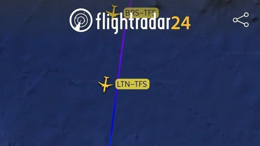 Prioridad de aterrizaje en el Aeropuerto de Tenerife Sur por una emergencia médica a bordo de un vuelo procedente de Leeds