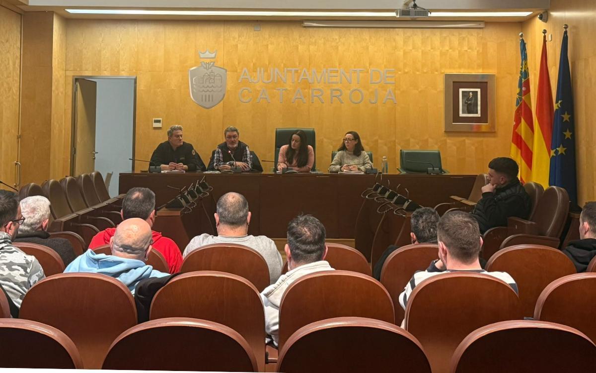 La reunión para acordar la seguridad durante las Fallas.