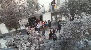 El desalojo del hotel San Valero se salda con tres detenidos