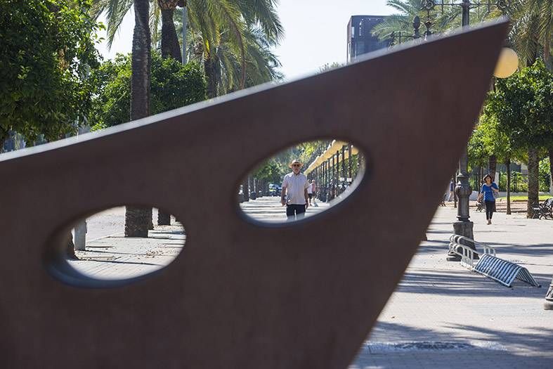 Las esculturas de Méjica toman el paseo de la Victoria