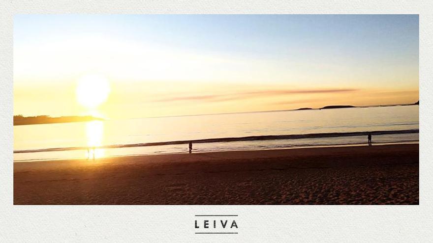 Postal de Playa América (Nigrán) // @Leiva_Oficial