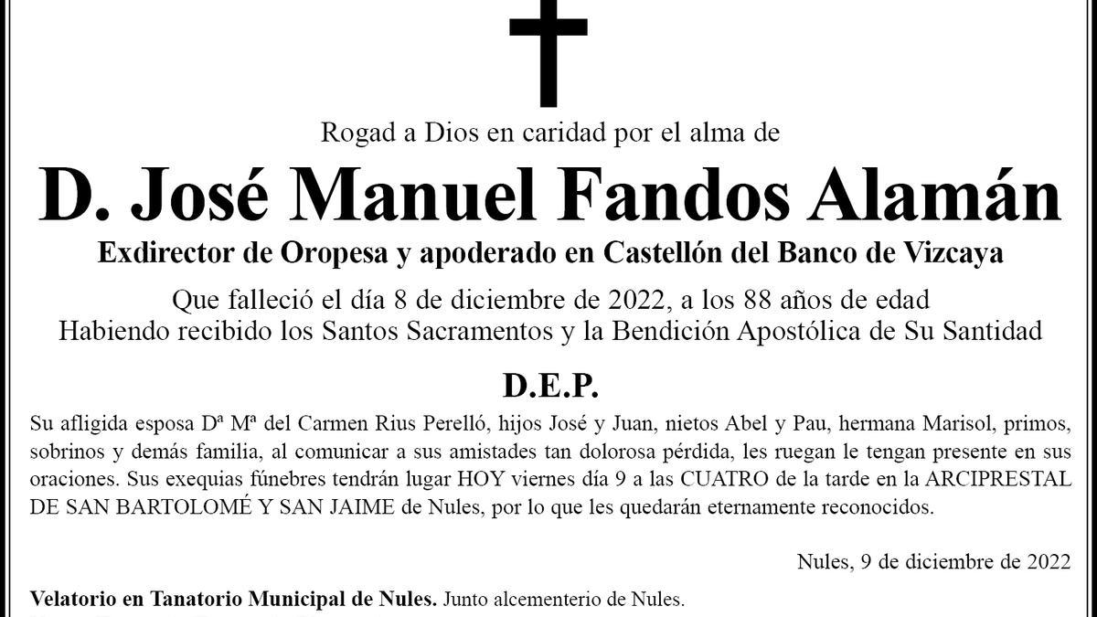 José Manuel Fandos Alamán