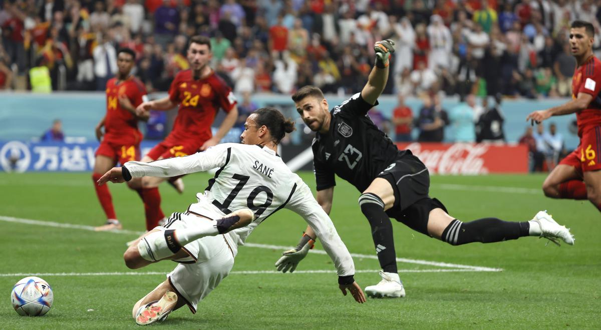 Fase de grupos del Mundial de Fútbol Qatar 2022 entre España y Alemania en el estadio Al Bait en Al Khor (Catar)