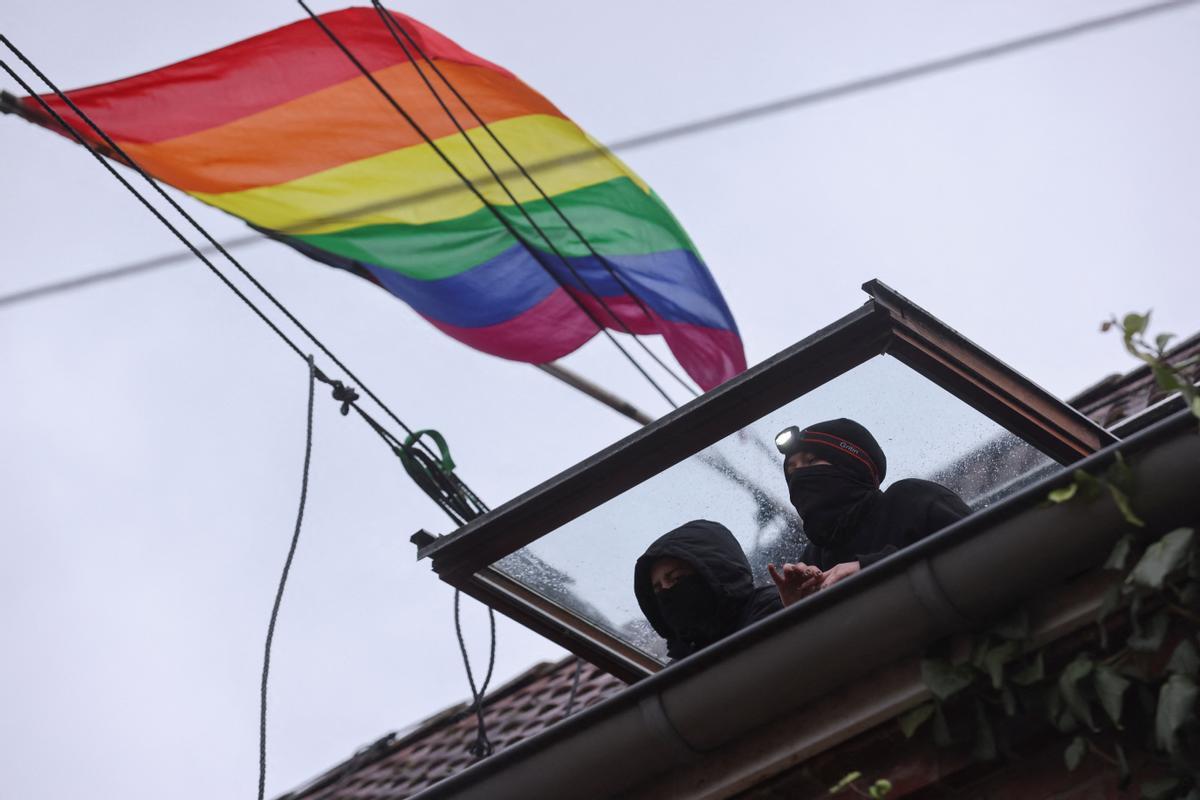 Protesta contra una mina de carbón en Alemania