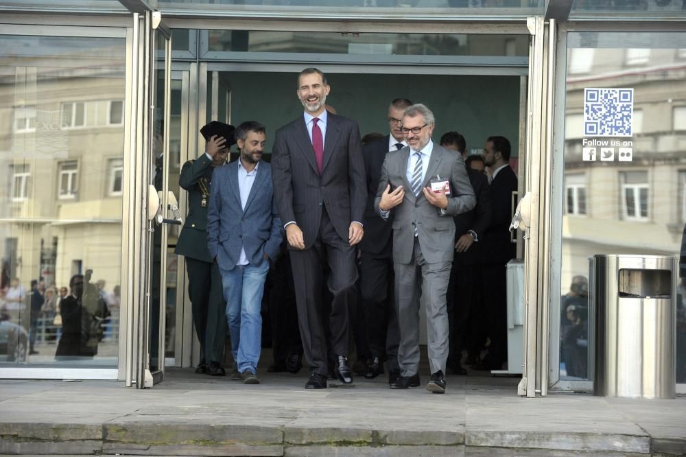 El rey en A Coruña con la Empresa Familiar