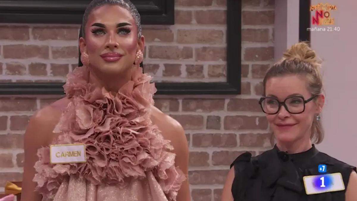 Carmen Farala y María Esteve en 'Maestros de la costura Celebrity'