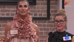 Carmen Farala y María Esteve en Maestros de la costura Celebrity