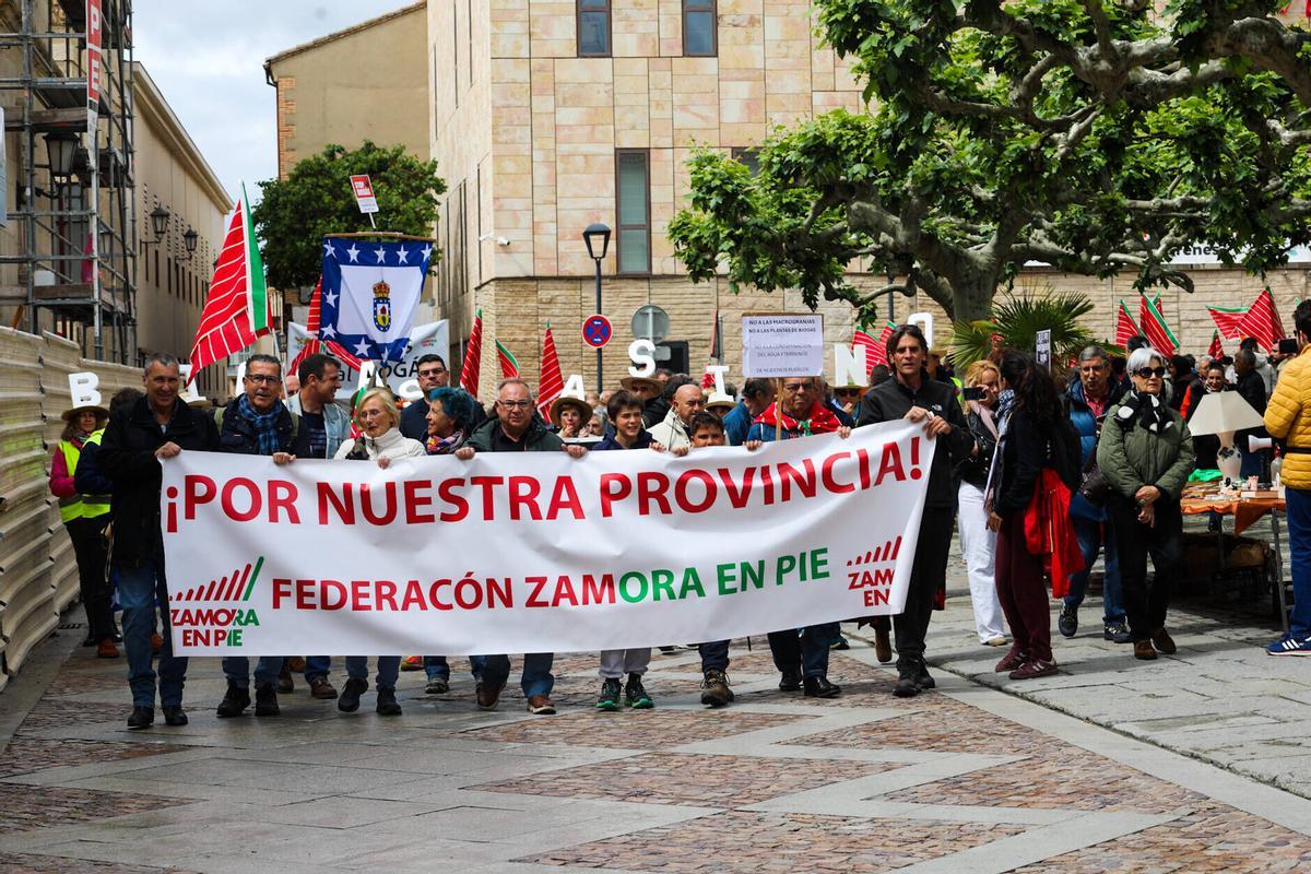 Zamora. Manifestación contra las plantas de biogás
