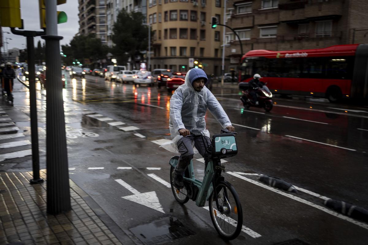 Lluvia en Zaragoza