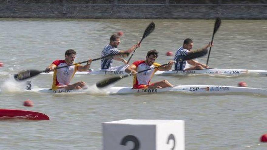 Juan Oriyes y Dani Abad en el Mundial de Piragüismo en Aguas Tranquilas de Szeged