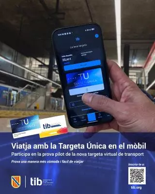 Viajar en metro con el móvil: así es la nueva tarjeta virtual del TIB de Mallorca