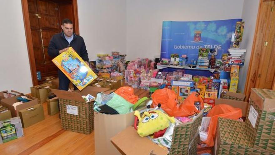 Recogida de juguetes en la Casa Condal, Telde