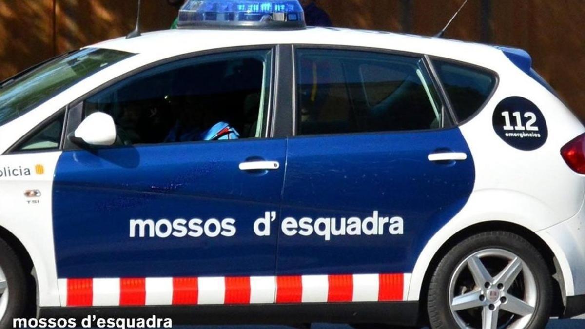 Vehículo de los Mossos d'Esquadra.