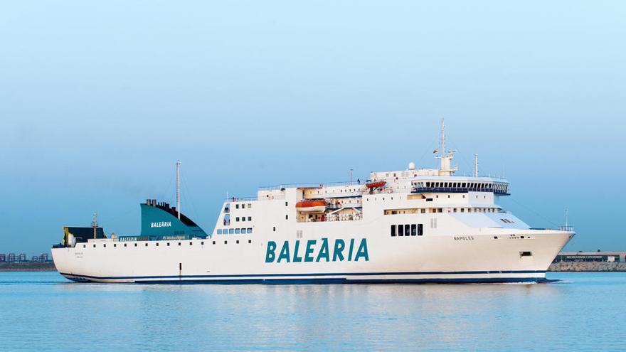 Baleària empieza la remotorización del ferri Nápoles