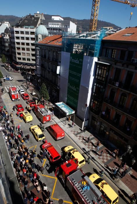 Homenaje al bombero fallecido en el incendio de Uría hace un año