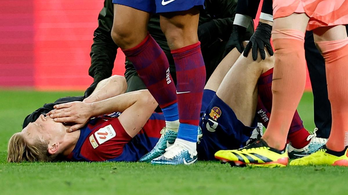 De Jong, lesionado con el Barça