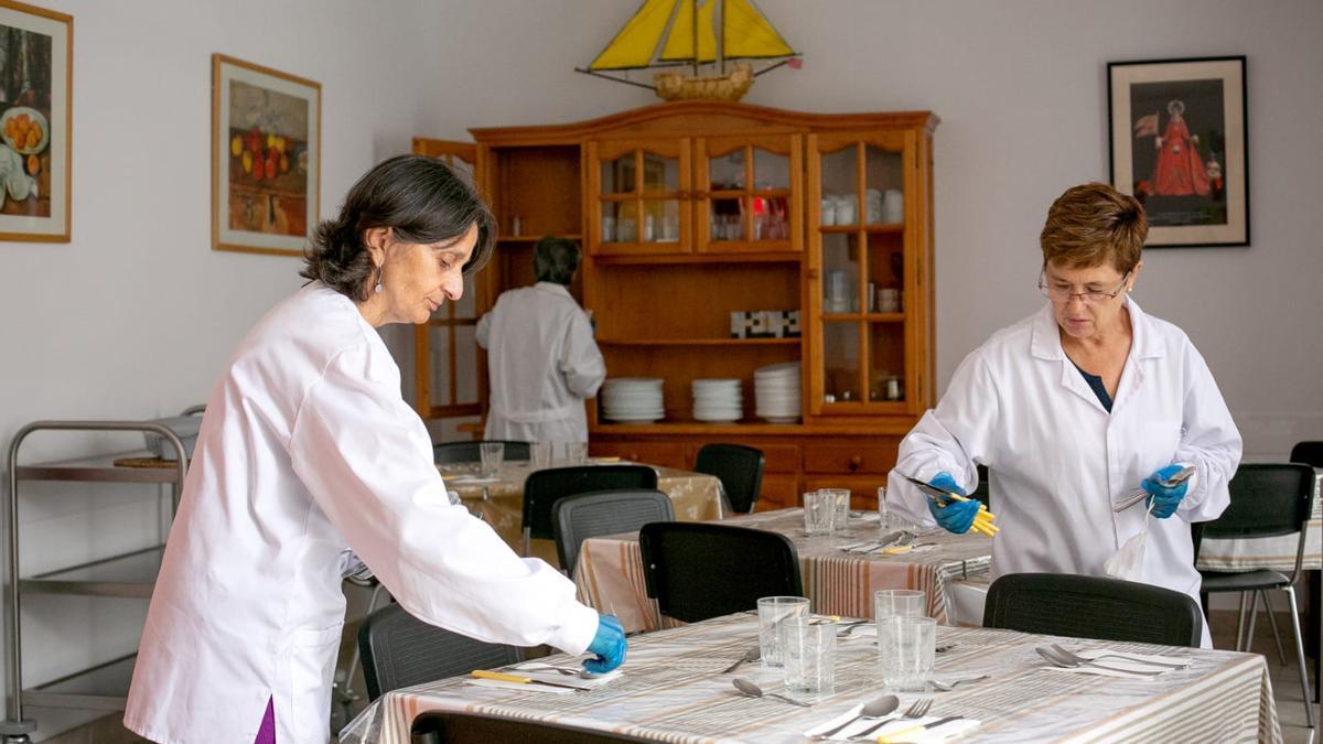 Voluntarias del comedor de Casa Betania en Zamora