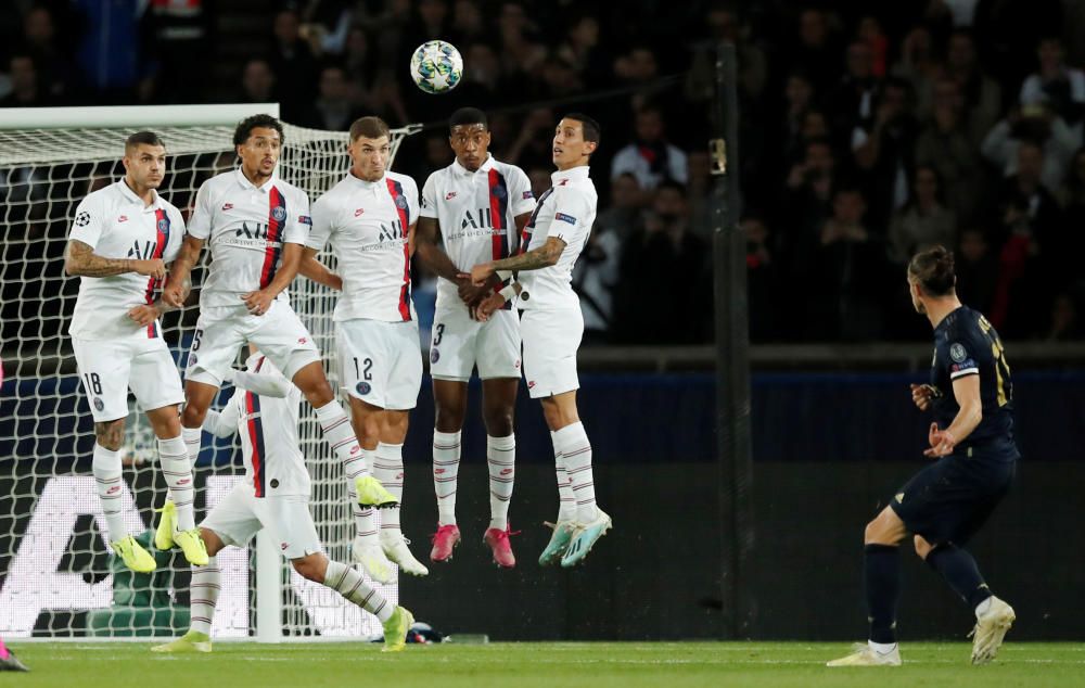 Las imágenes del PSG - Real Madrid.