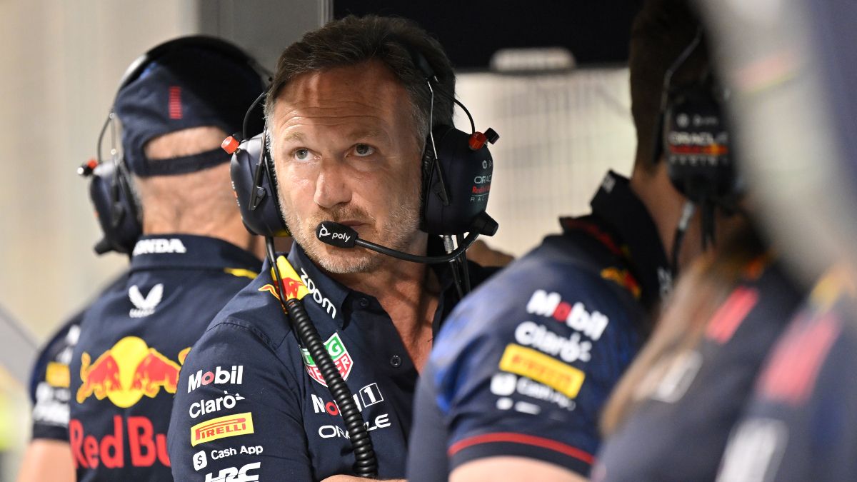 Christian Horner, 'jefe' de Red Bull, durante el GP de Bahrein