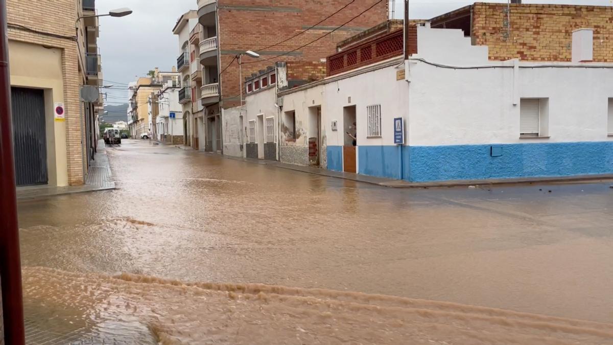 Inundaciones en Alcanar (Montsià)