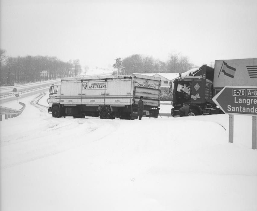 La nevada de 1993 que causó estragos en Asturias y cubrió Oviedo