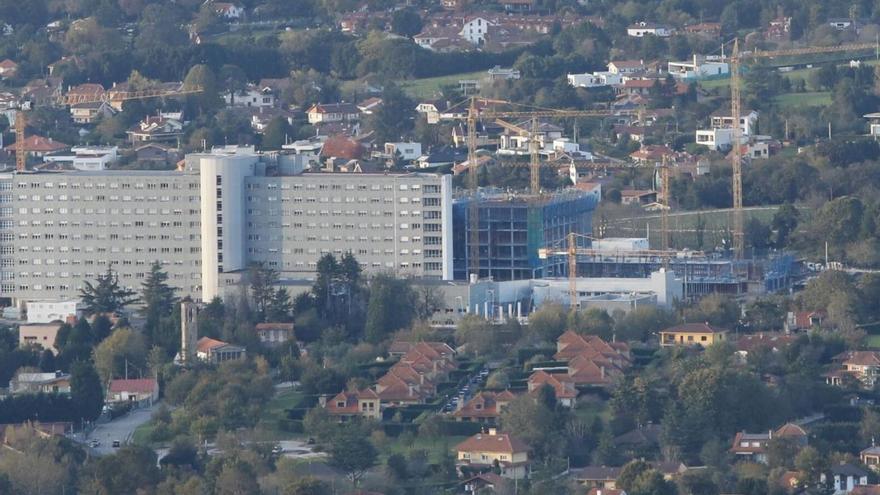 Finaliza la primera fase de la obra del recrecido del Hospital de Cabueñes