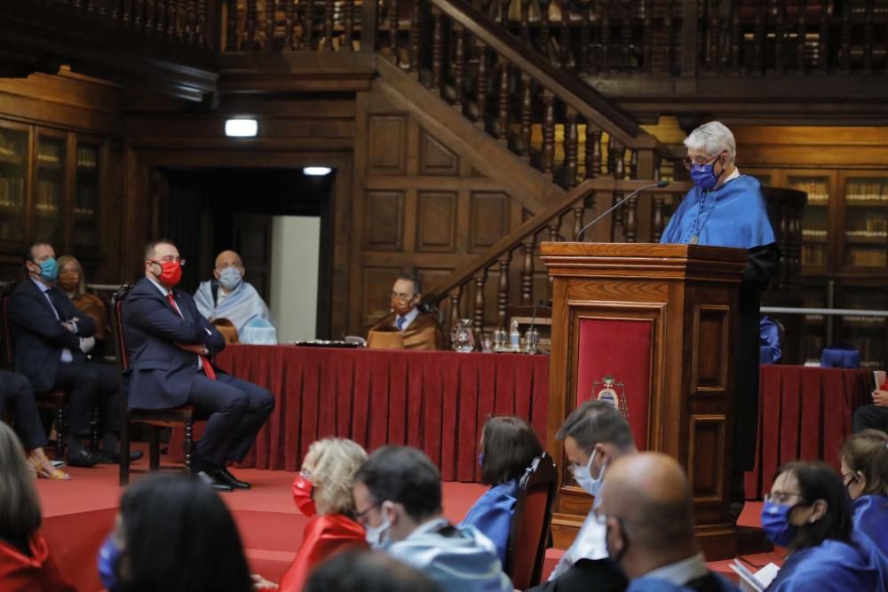 Acto de inauguración del nuevo curso académico en la Universidad de Oviedo