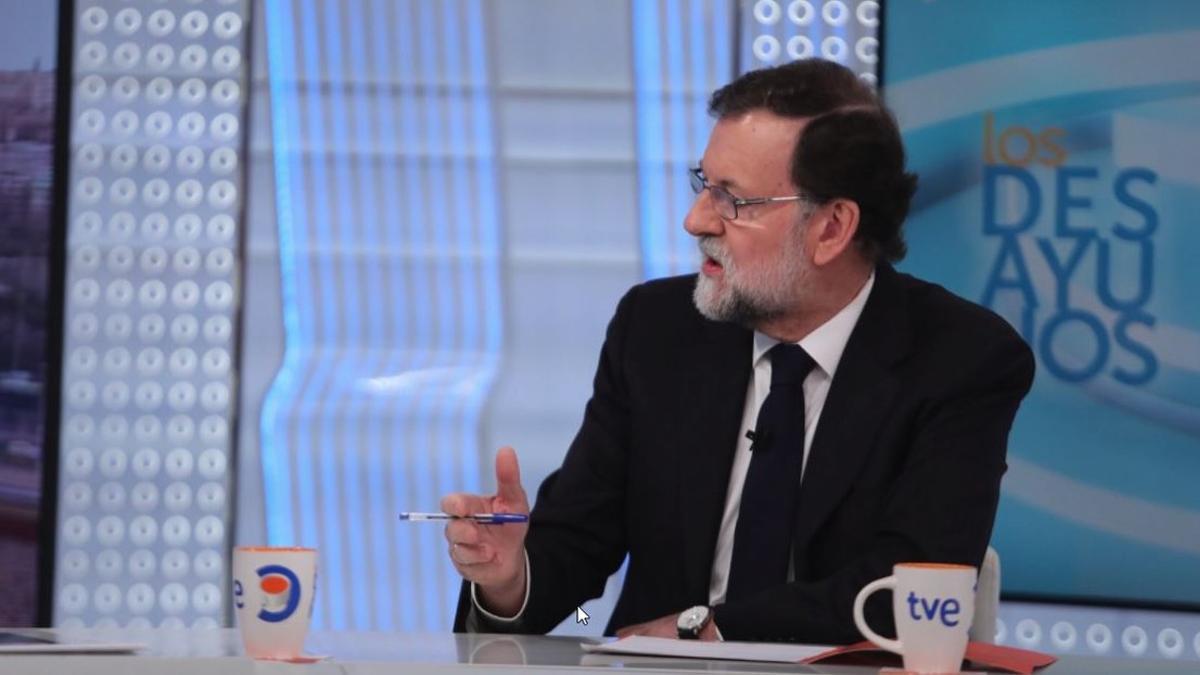 Rajoy, en TVE