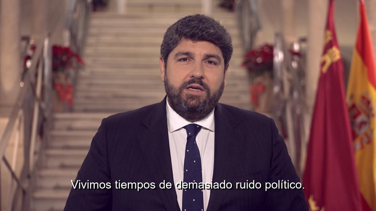 Mensaje de fin de año del presidente Fernando López Miras