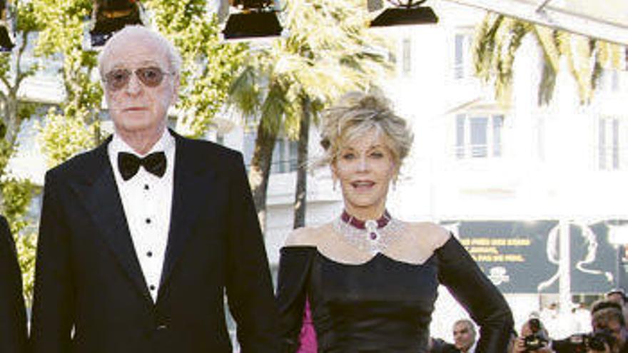 Caine y Jane Fonda. // Efe