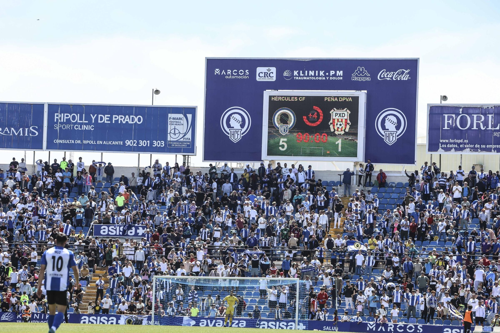 Las imágenes del Hércules CF- Peña Deportiva (5-1)