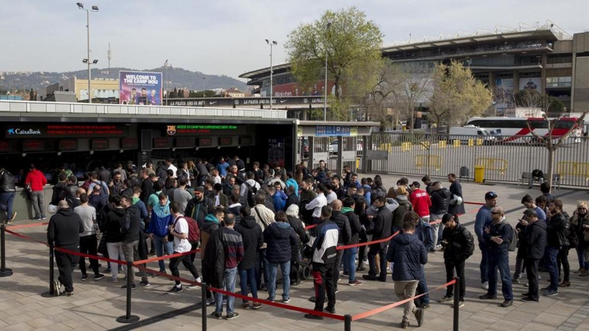 Las entradas de la Copa del Rey para los no socios,a punto de agotarse