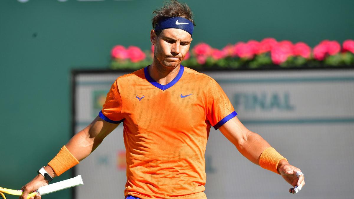 Nadal, durante la final ante Fritz