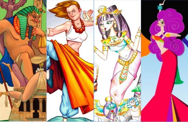 Fallas 2021. Bocetos de la Sección Cuarta C