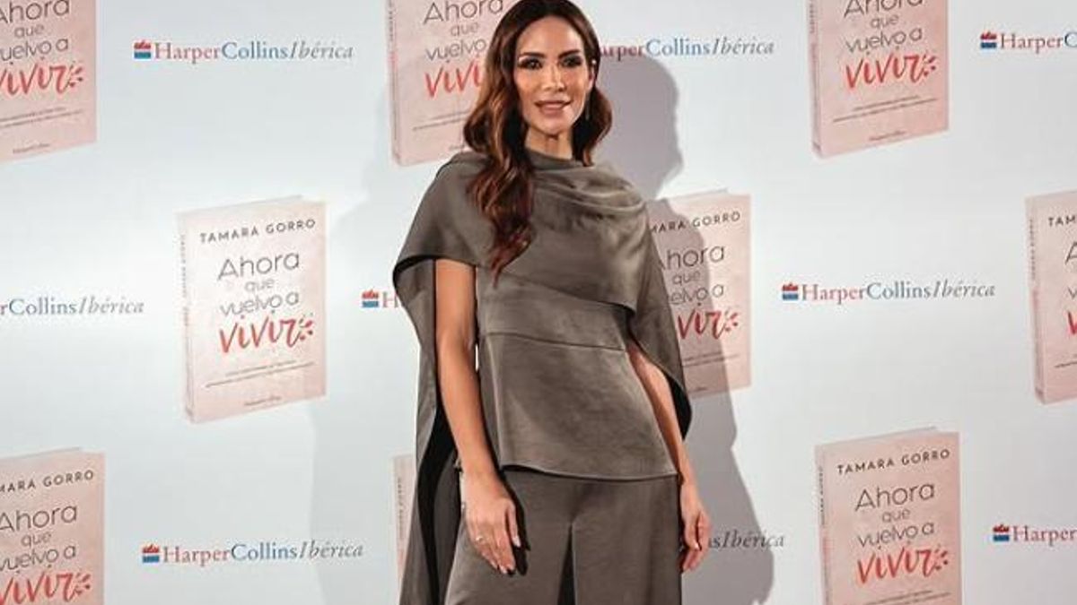 Tamara Gorro en la presentación de su libro