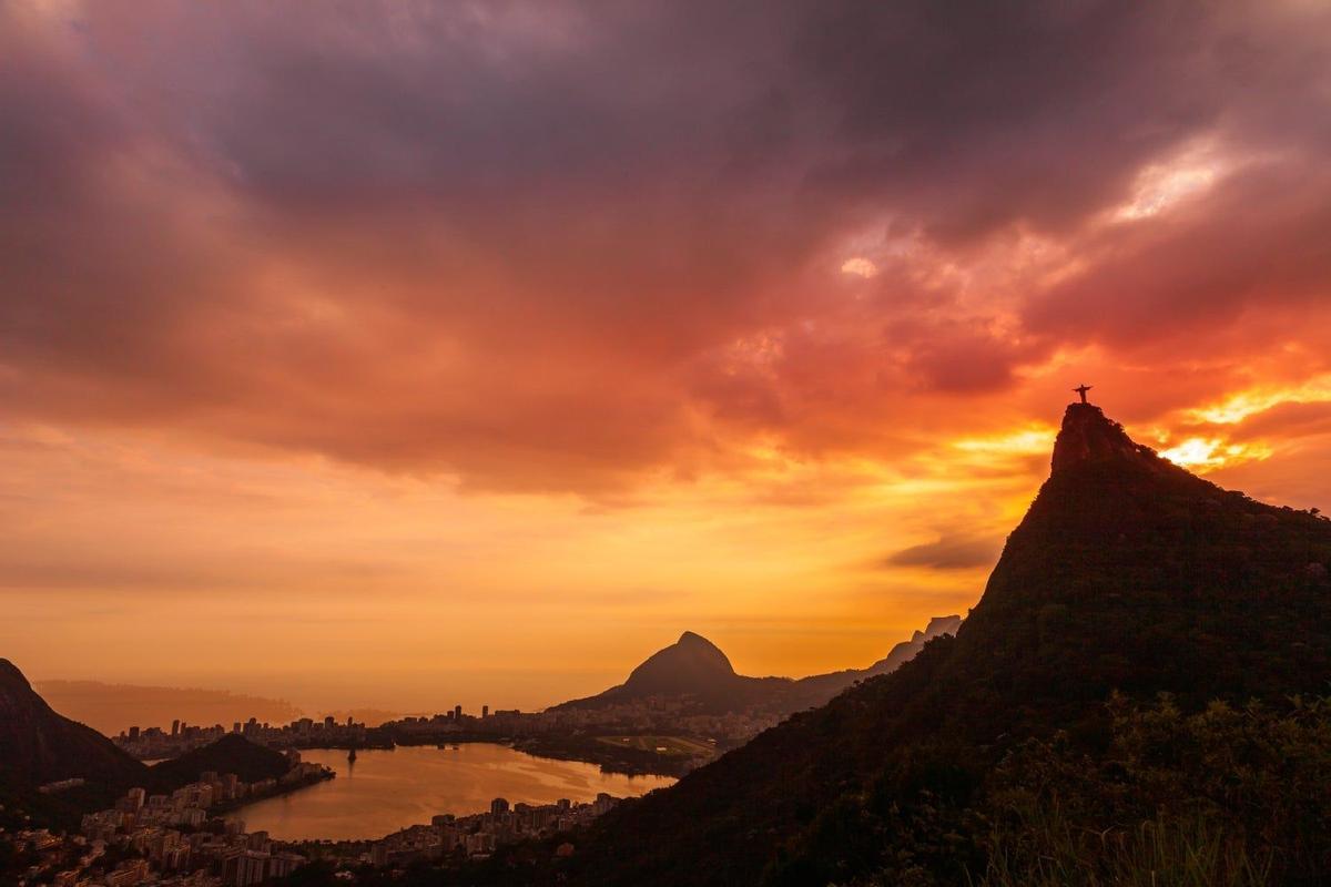 Corcovado, atardeceres románticos