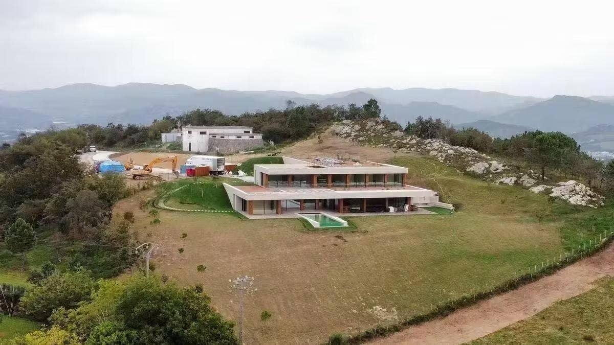 La vivienda, ubicada cerca del camino de Txalin, en Igeldo.