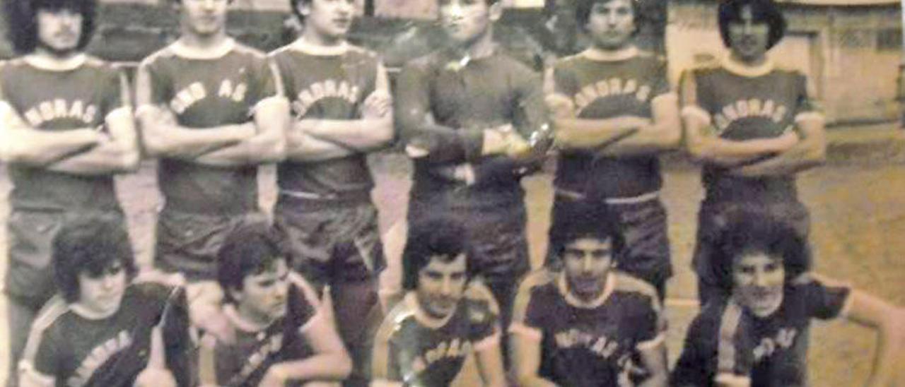 El Alondras juvenil con el que ascendió en 1980.