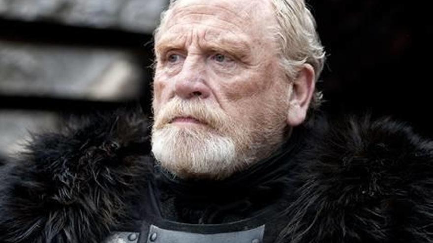El actor británico James Cosmo encarna al Lord Comandante Jear Mormont en Juego de Tronos.