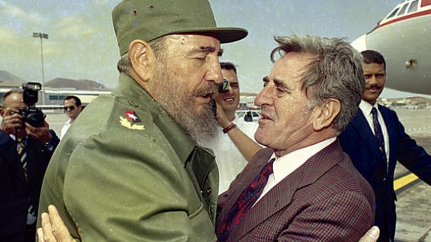 La relación de Fidel Castro con Canarias