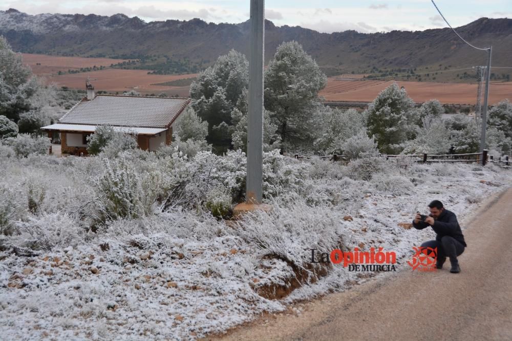 Nieve en el Altiplano murciano