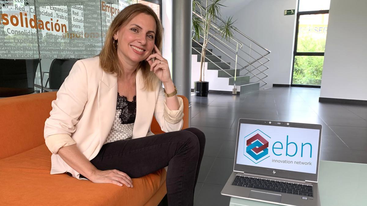 Cristina Fanjul, en la sede del CEEI, en Llanera