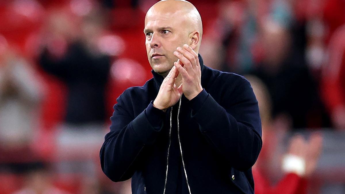 El entrenador del Liverpool, Arne Slot