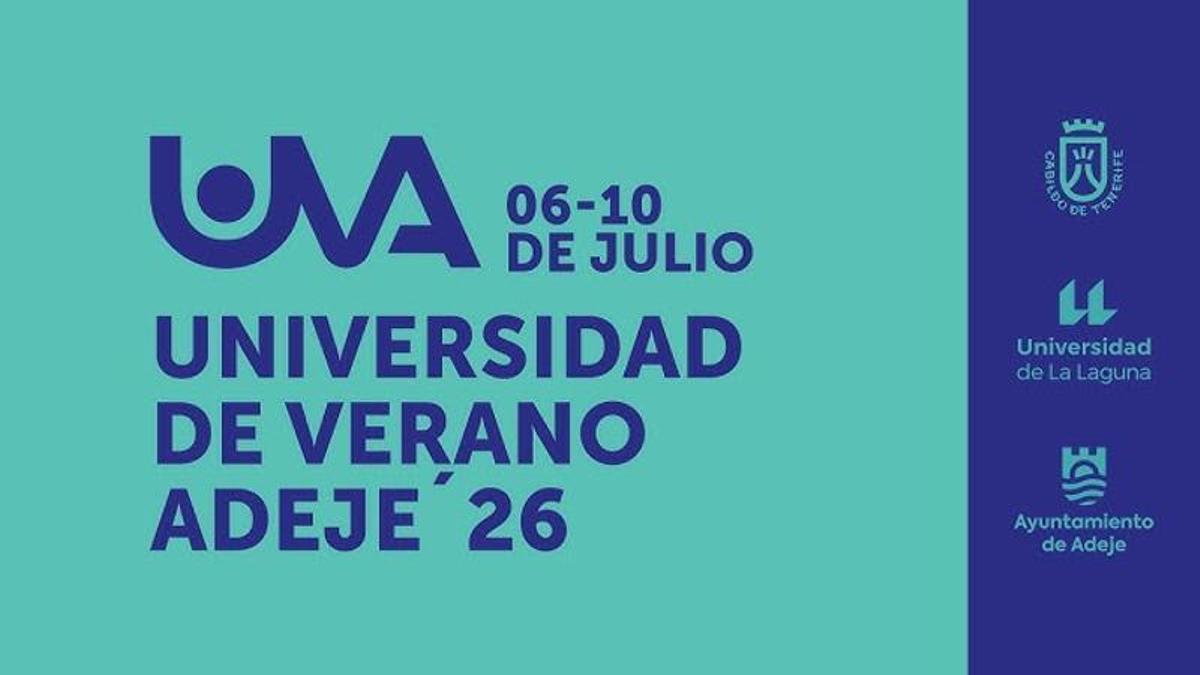 Cartel de las jornadas en Adeje