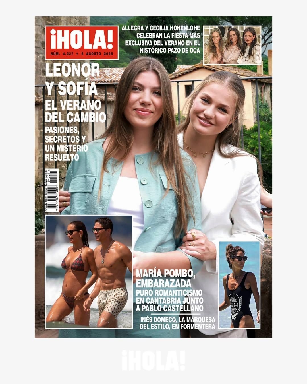 Portadas revistas del corazón: Leonor y Sofía en ¡HOLA!