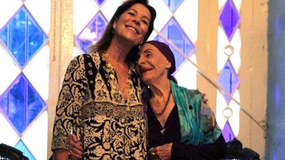 Carolina de Mónaco y Alicia Alonso.