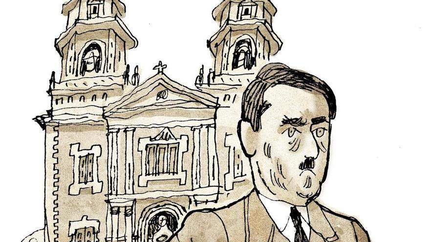 Rezando por Adolfo Hitler