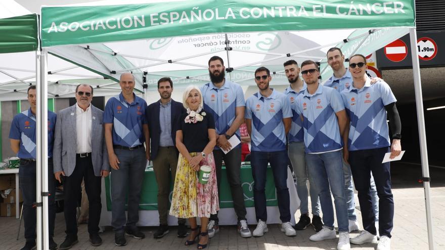 El Valencia Basket se vuelca en la Cuestación contra el Cáncer